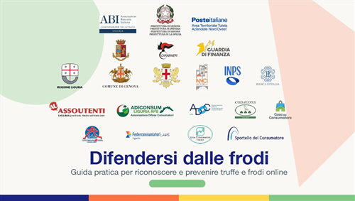 Depliant informativo per la prevenzione dei reati di truffa