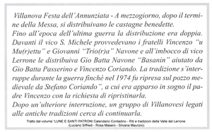 Distribuzione gratuita delle castagne bollite